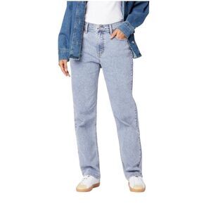 NEW DENIZEN Levi's Women's Mid-Rise 90's Loose Straight Jeans Future Fade 16